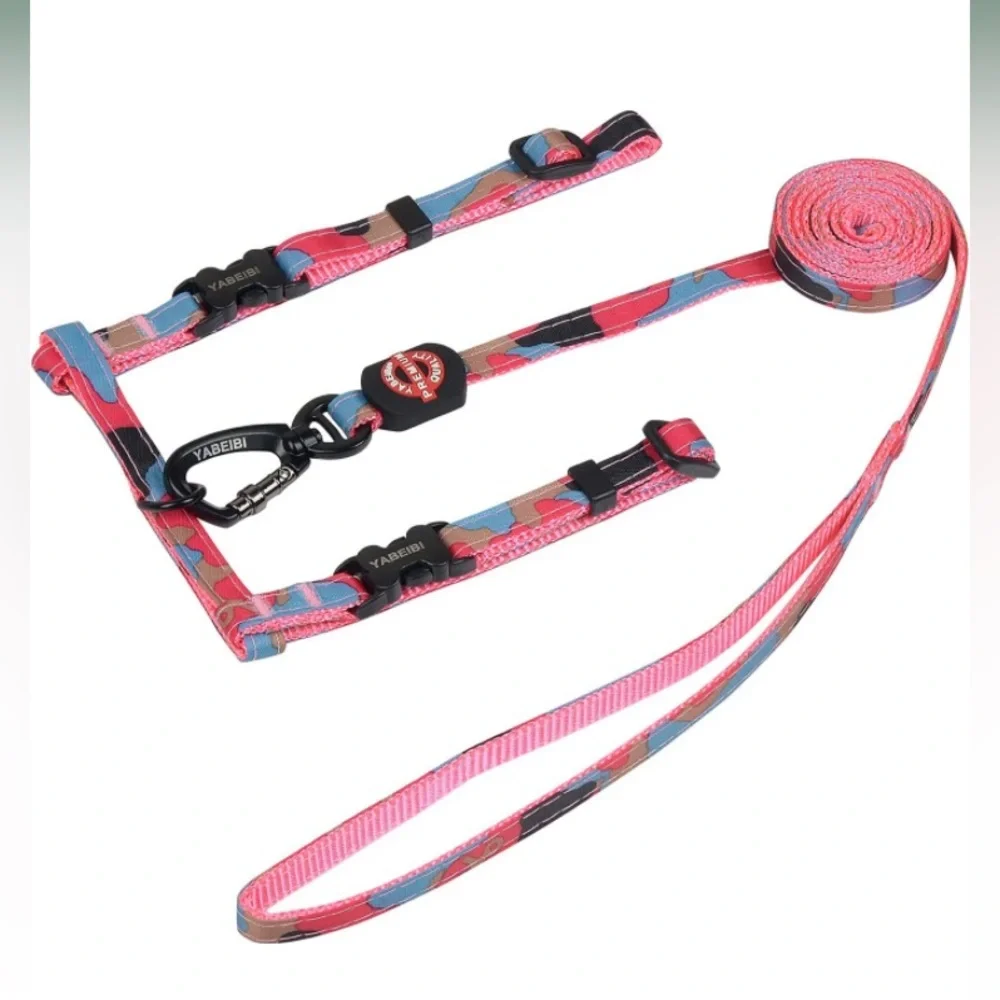 🐱💓 Cat Harness and Leash Set - Escape Proof/Soft/Adjustable w/ Safety Buckle